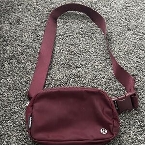 Lululemon Athletica Burgundy Belt Bag